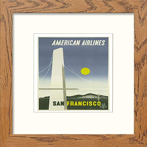 L Lumartos Vintage Poster American Airlines San Francisco