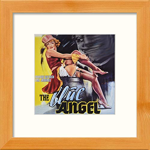 L Lumartos Vintage Blue Angel Poster