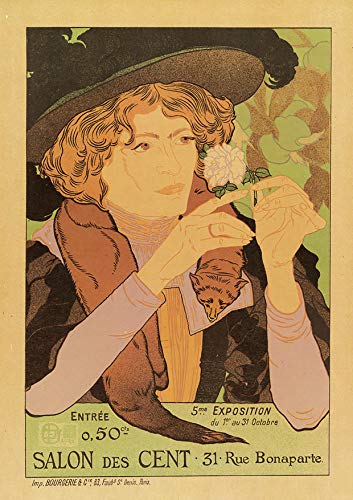 L Lumartos Vintage Poster Salon Des Cent Exposition
