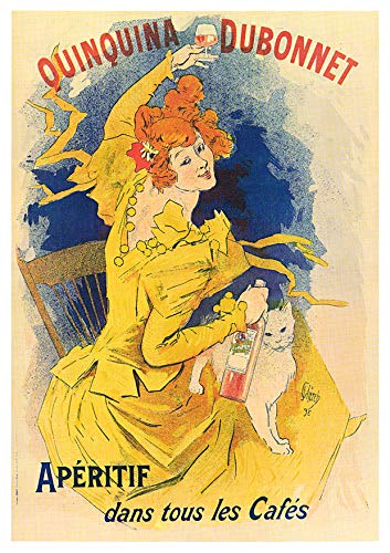 L Lumartos Vintage Poster Quinquina Dubonnet Apritifb