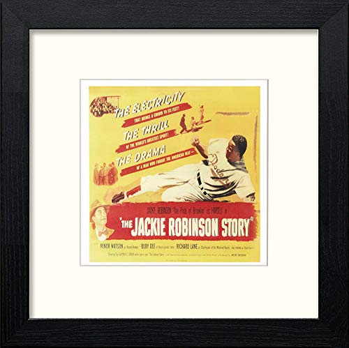 Vintage Jack Robinson Story Poster in Black Wood frame, premium wall art print