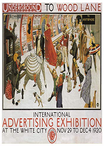 L Lumartos Vintage Poster International Advertising Exhibition