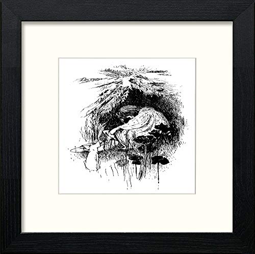 Vintage Poster Liliput Lyrics (8) in Black Wood frame, premium wall art print