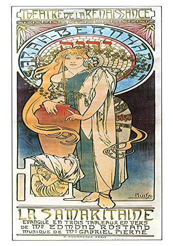 L Lumartos Vintage Poster La Samaritaine Theatre De La Renaissance