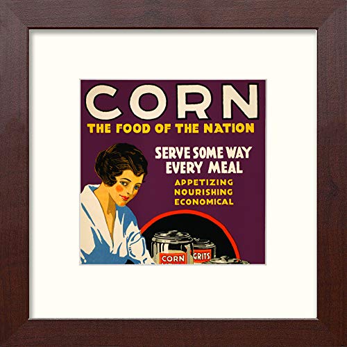 L Lumartos Vintage Corn Poster