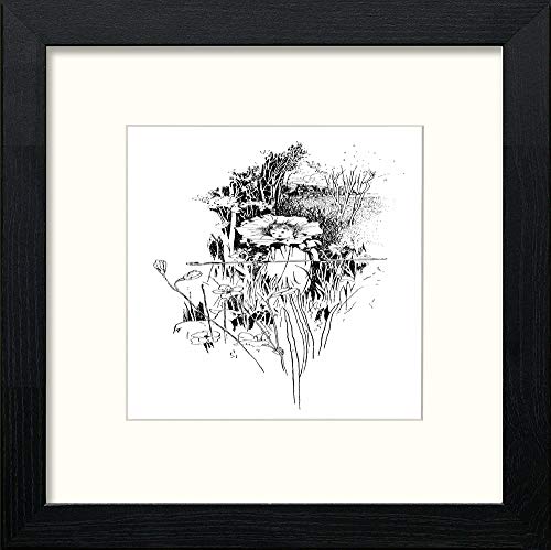 Vintage Poster Liliput Lyrics (7) in Black Wood frame, premium wall art print