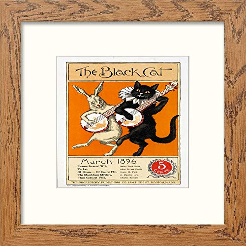 L Lumartos Vintage Black Cat Poster