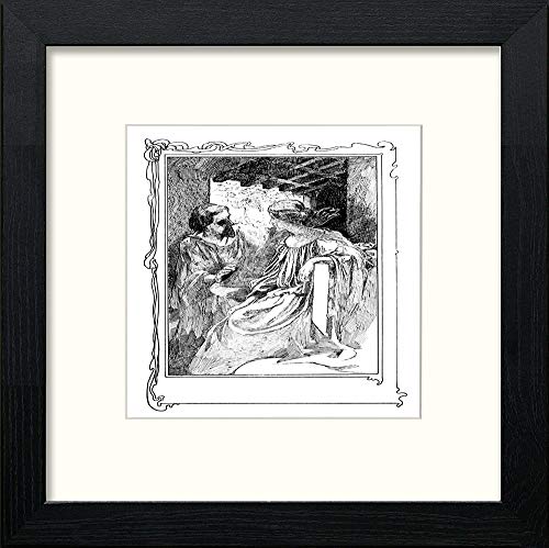 Vintage Poster Odysseus (13) in Black Wood frame, premium wall art print