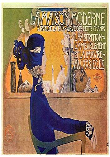 L Lumartos Vintage Poster La Maison Moderne