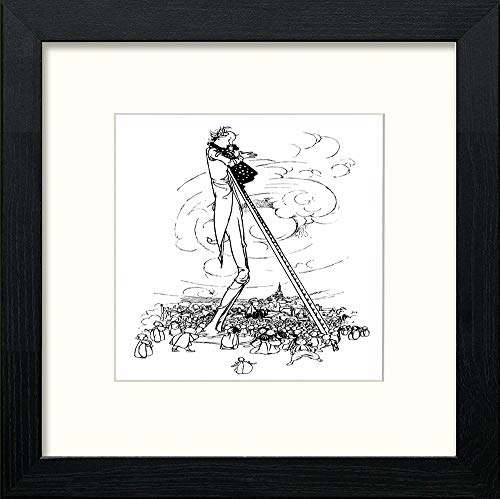 Vintage Poster Liliput Lyrics (9) in Black Wood frame, premium wall art print