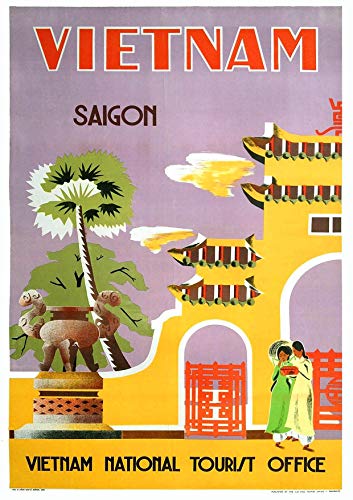 L Lumartos Vintage Poster Saigon 1960 Vintage Travel