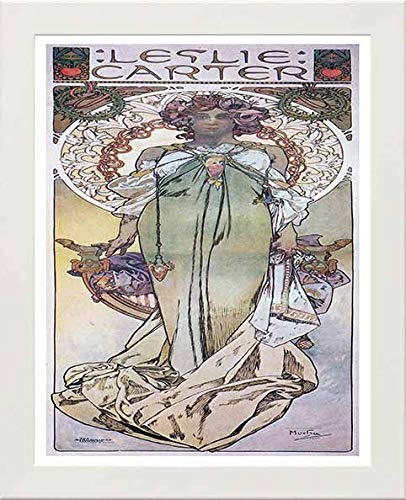 L Lumartos Vintage Poster Alphonse Mucha Leslie Carter 1908