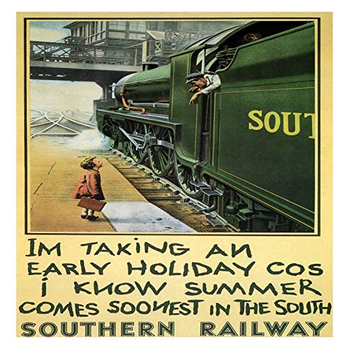 L Lumartos Vintage Poster Early Holiday