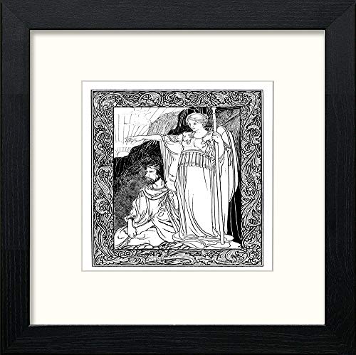 Vintage Poster Odysseus (11) in Black Wood frame, premium wall art print