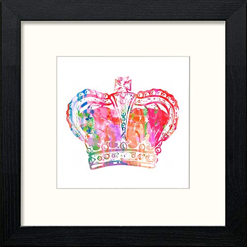 Queen in Black Wood frame, premium wall art print
