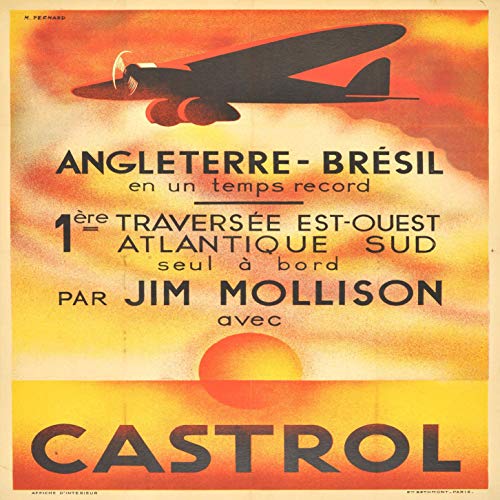 L Lumartos Vintage Castrol Poster