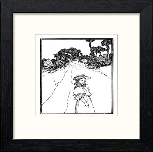Vintage Poster Make Believe (3) in Black Wood frame, premium wall art print