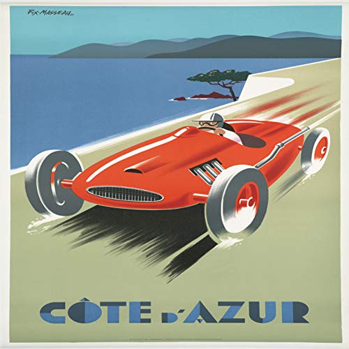 L Lumartos Vintage Cote D'azure Poster