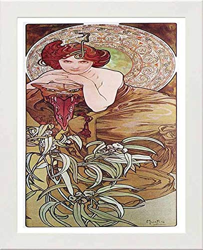 L Lumartos Vintage Poster Alphonse Mucha L Emeraudeemerald 1900