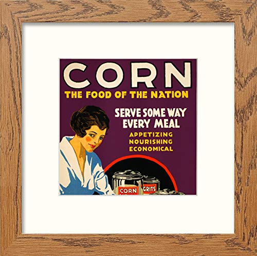 L Lumartos Vintage Corn Poster