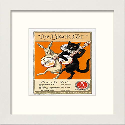 L Lumartos Vintage Black Cat Poster