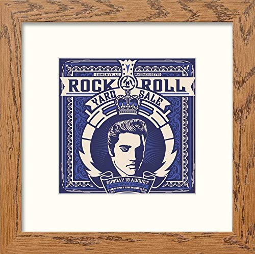 L Lumartos Vintage Elvis Poster