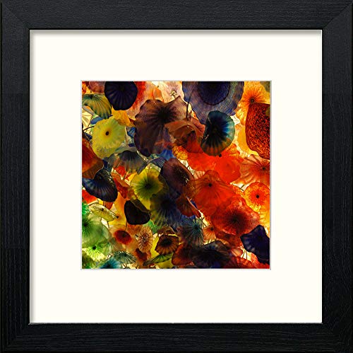 Glassworks in Black Wood frame, premium wall art print
