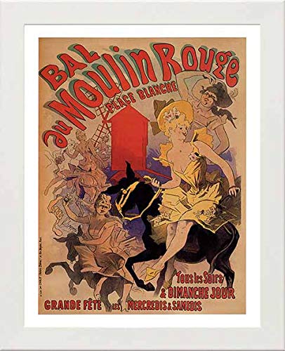 L Lumartos Vintage Poster Bal Au Moulin Rouge