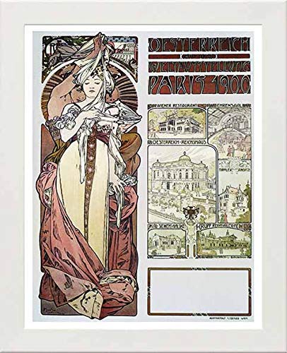 L Lumartos Vintage Poster Alphonse Mucha Oesterreich Auf Der Weltausstellung 1900