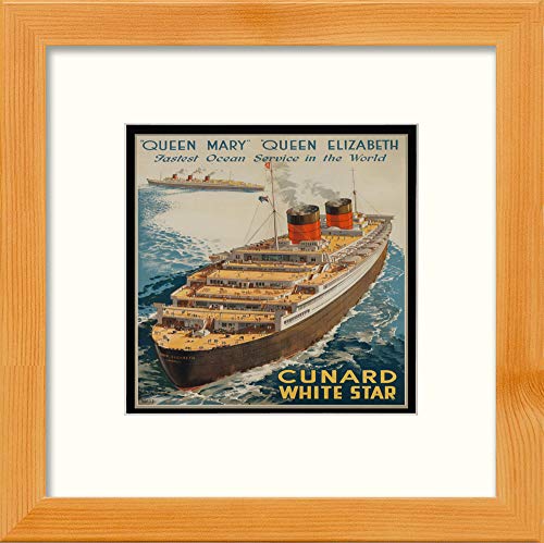 L Lumartos Vintage Cunard White Star Poster