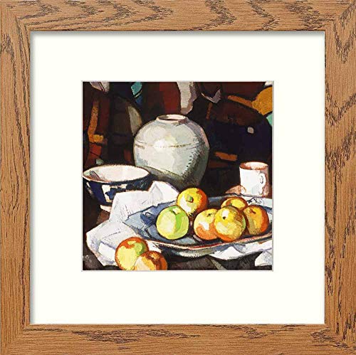 L Lumartos Vintage Still Life Apples And Jar