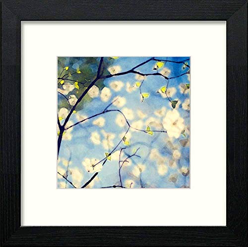 Vintage Spring Has Sprung in Black Wood frame, premium wall art print