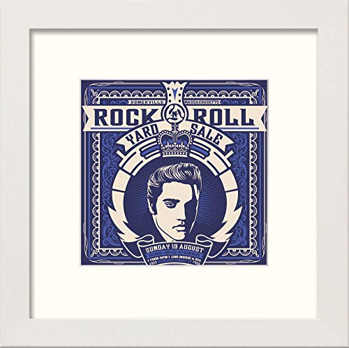 L Lumartos Vintage Elvis Poster
