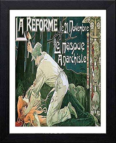 L Lumartos Vintage Poster Le Masque Anarchiste