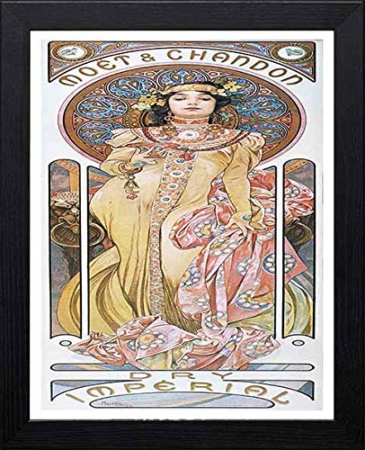 L Lumartos Vintage Poster Alphonse Mucha Moet Chandon Dry Imperial 1899