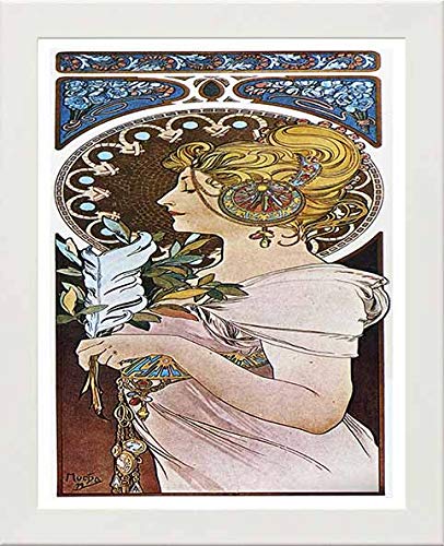 L Lumartos Vintage Poster Alphonse Mucha La Plumethe Pen 1899