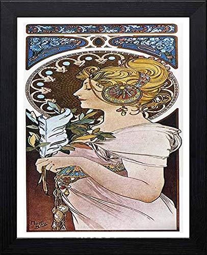 L Lumartos Vintage Poster Alphonse Mucha La Plumethe Pen 1899