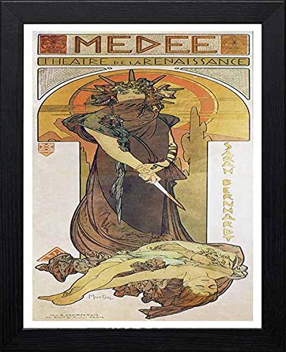 L Lumartos Vintage Poster Alphonse Mucha Medee 1898