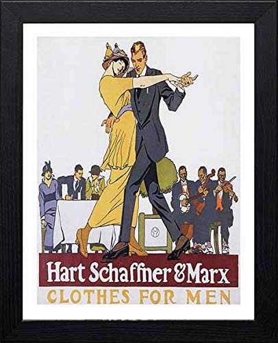 L Lumartos Vintage Poster Hart Schaffner Marx Clothes For Men Advertising