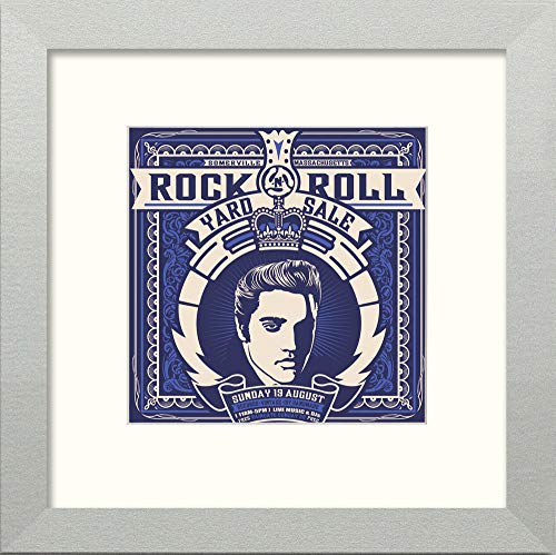 L Lumartos Vintage Elvis Poster