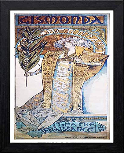 L Lumartos Vintage Poster Alphonse Mucha Gismonda 1894