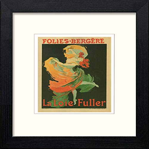 Vintage Poster Jules Cheret (12) in Black Wood frame, premium wall art print