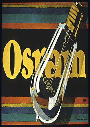 L Lumartos Vintage Poster Osram Electric Light Bulbs
