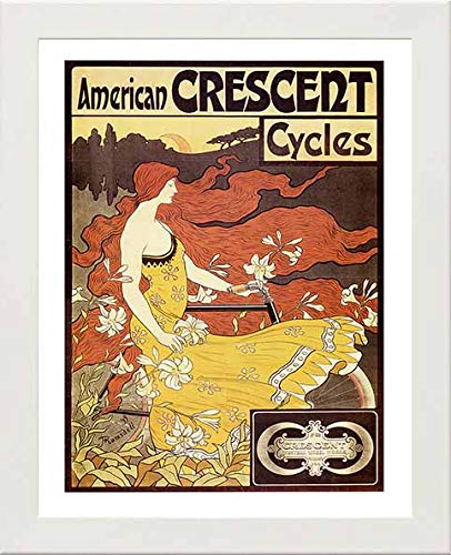 L Lumartos Vintage Poster American Crescent Cycles
