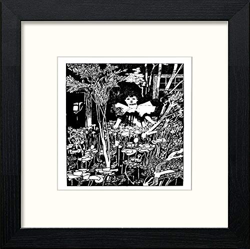 Vintage Poster Liliput Lyrics (4) in Black Wood frame, premium wall art print