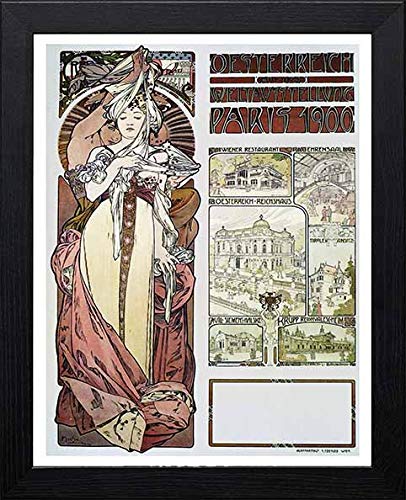 L Lumartos Vintage Poster Alphonse Mucha Oesterreich Auf Der Weltausstellung 1900