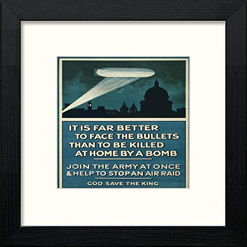 Vintage God The Save The King Poster in Black Wood frame, premium wall art print