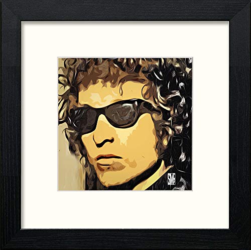 Dylan in Black Wood frame, premium wall art print