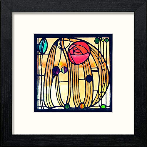 Charles Montrose Rose Rennie in Black Wood frame, premium wall art print