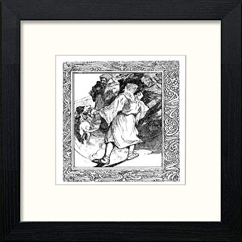 Vintage Poster Odysseus (12) in Black Wood frame, premium wall art print